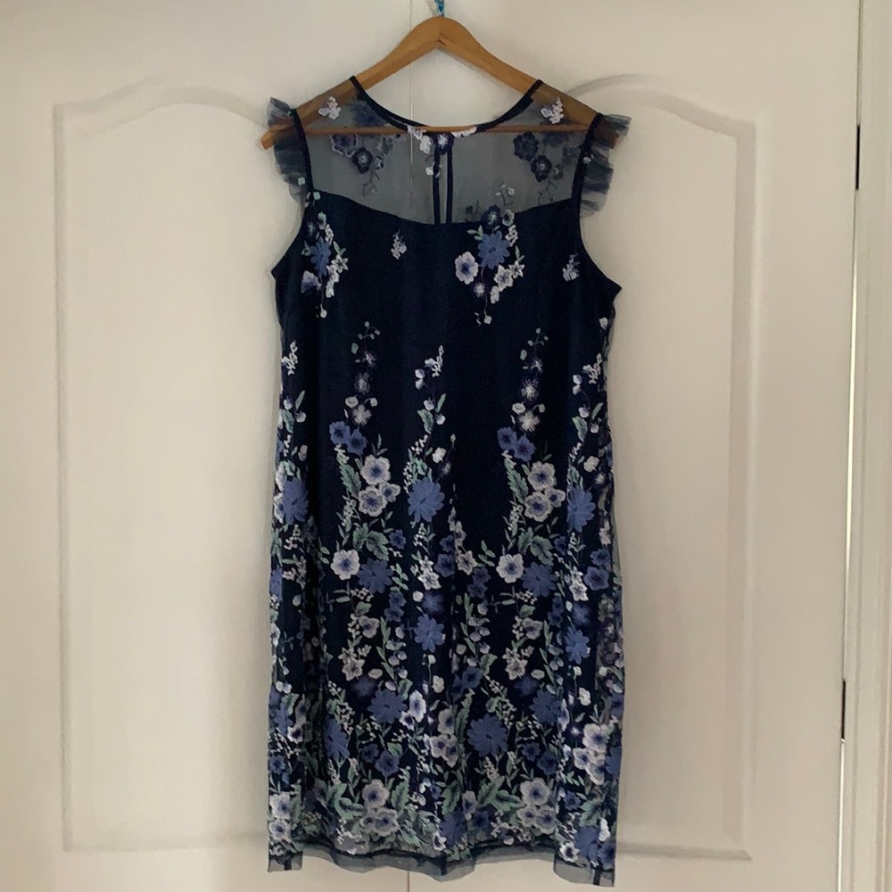 Lane Bryant Embroiled Mesh Dress